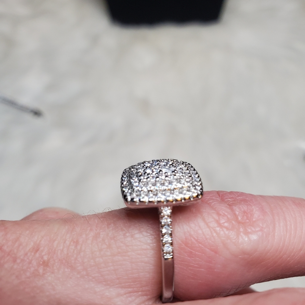 Cz pave statement ring - Picture 5 of 13